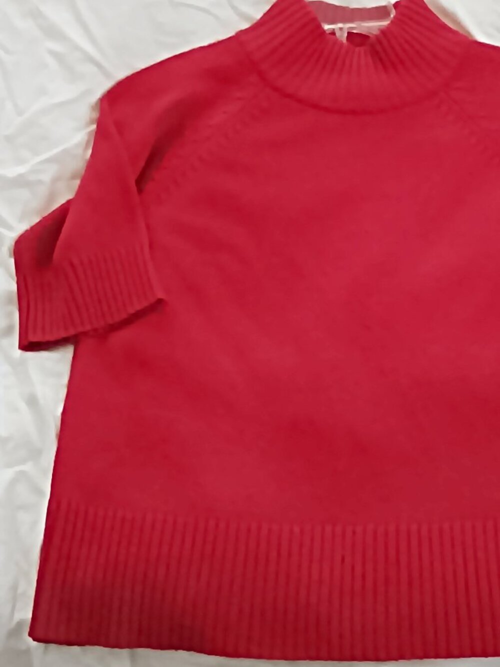 Soft Red Sweater - Silk/Cashmere Blend